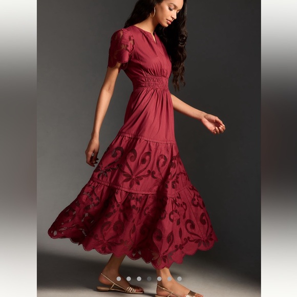 Anthropologie The Somerset maxi dress : cutwork edition - Picture 4 of 9